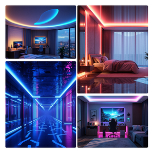 Tira de Luces LED RGB de 24V para Fiestas, con Wi-Fi, Clasificación IP20, 5m, Decoración Rápida para Iluminación de Celebraciones de Cumpleaños y Festividades - Product Image 5