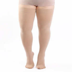 Talla grande personalizada 20-30 mmHg Nailon antideslizante Mujeres Anti Varices Muslo Alto Punta cerrada <span class=keywords><strong>Medias</strong></span> de <span class=keywords><strong>compresión</strong></span> - Product Image 2