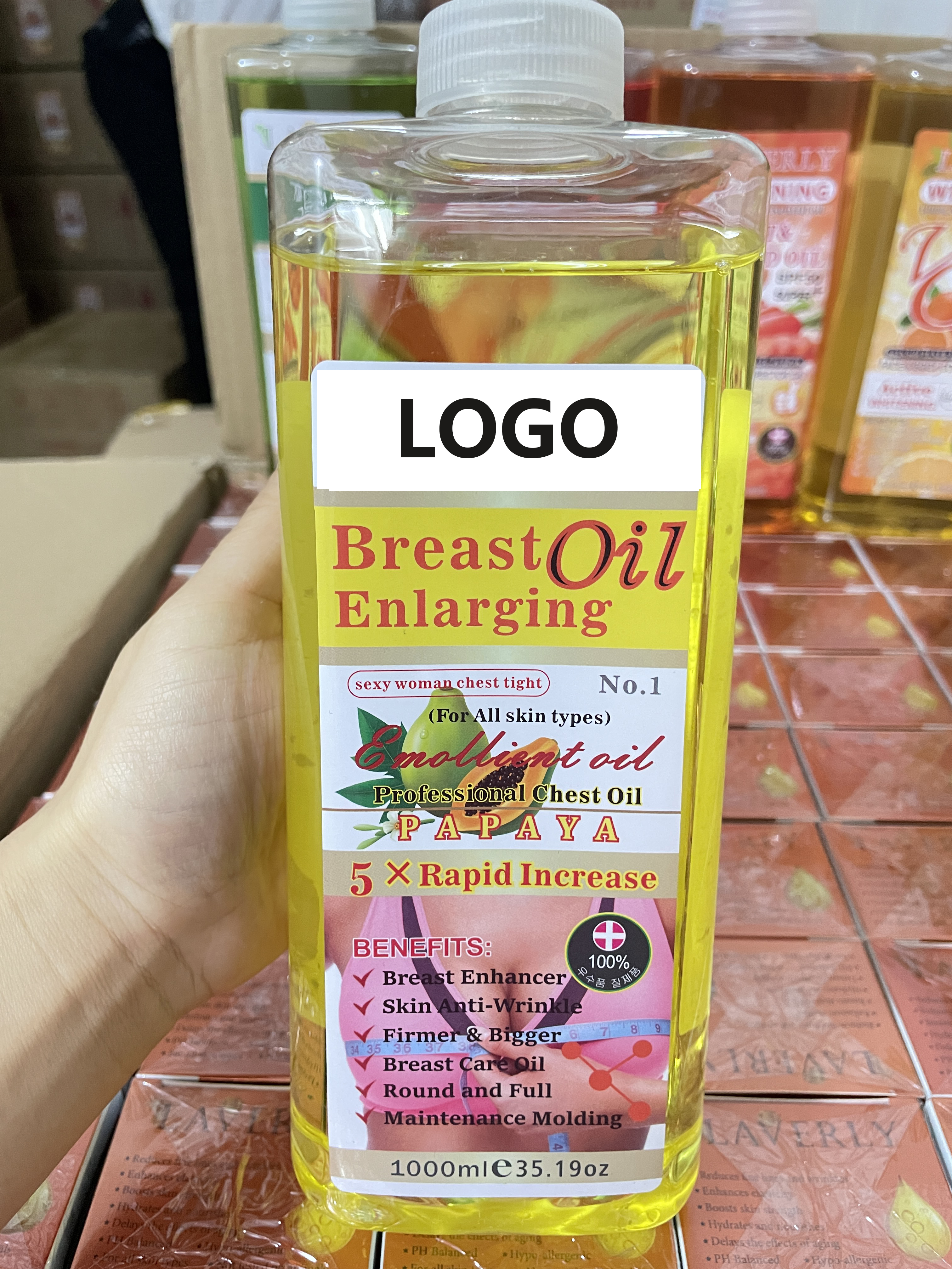 Big breast plump oil