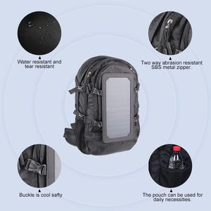 Tactical Outdoor Solar for Laptop Mobile Phone <b>Camera</b> for Camping Hiking Travel GSE-602 Solar <b>Backpack</b> - Product Image 2