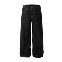 Jeans de Mezclilla Selvage Original para Hombre, 14.5 oz, al por Mayor, Corte Recto, Pierna Ancha, Estilo Casual, Mezclilla Japonesa Cruda
