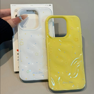 เหมาะสำหรับเคสโทรศัพท์แอปเปิ้ล 17 โปรแม็กซ์ ดีไซน์ลายจุดและดาวเรียบง่าย เคสโทรศัพท์แบบนุ่มยืดหยุ่นป้องกันการตกกระแทก - Product Image 2