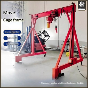 Petite grue mobile de levage 3 5, grue simple de construction avec grappin de levage - Product Image 1