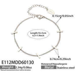 Bracelet et joncs de luxe personnalisés en acier inoxydable 316L plaqué or PVD 14k 18k pour femmes - Product Image 6
