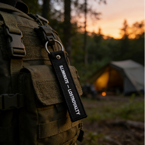 Porte-clés brodé personnalisé AWELLS, accessoire décoratif pour l'organisation des clés, cadeau pour les passionnés de <span class=keywords><strong>moto</strong></span> et de camping - Product Image 2