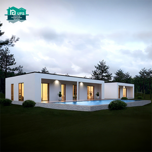 Villa Préfabriquée Moderne <span class=keywords><strong>de</strong></span> Luxe, Ossature en Acier avec Panneau Sandwich pour Usage Abri <span class=keywords><strong>de</strong></span> Voiture, Exportée - Product Image 2