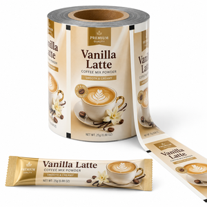 <span class=keywords><strong>Film</strong></span> d'emballage laminé haute barrière de qualité alimentaire imprimé sur mesure pour sachets individuels de poudre de milkshake à la <span class=keywords><strong>fraise</strong></span> - Product Image 5
