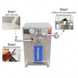 Homogeneizador de Pistón de 30l 100l de Alta Presión a Pequeña Escala para Miel, Frutas, Lácteos y Leche - Product Image 5