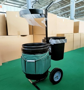 Rollende Tuinkar Buiten Tuinkruk Caddy Plastic Emmer Afval Pe Tas Platform Hand Camping <span class=keywords><strong>Trolley</strong></span> - Product Image 3