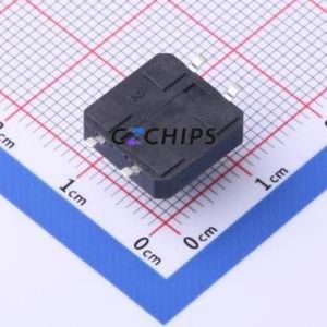 TS-KG1103S-BB80F Tactile Switch SMD-4P,12x12mm Switch Single Pole Single Throw Round Button 2.5N Vertical Mount - Product Image 2