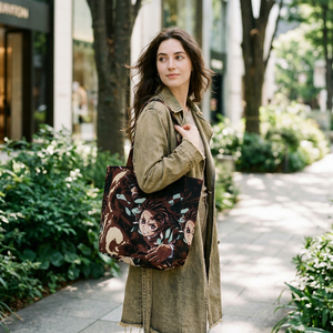 Nuova Borsa Tote Modello <span class=keywords><strong>Roya</strong></span> 0226 con Design Personalizzato Rapido, Strato Jacquard e Chiusura a Cerniera, 14x16x6 Pollici, per Uso Quotidiano - Product Image 1