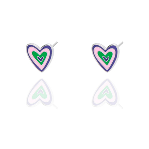 Nuevos Aretes <span class=keywords><strong>de</strong></span> Acero Inoxidable con Diseño <span class=keywords><strong>de</strong></span> Pastel Dulce para <span class=keywords><strong>Niñas</strong></span>, Aretes Esmaltados Lindos para Niños - Product Image 4