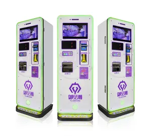 Dispenser pengganti mata uang Game, mesin penukaran koin cucian otomatis dalam ruangan cerdas harga pabrik