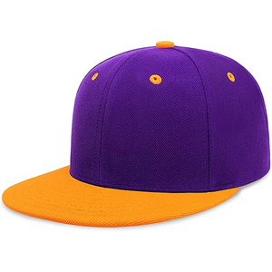 Casquette de golf à bord ajustable et logo personnalisé Casquette de baseball à visière plate 6 panneaux - Product Image 1