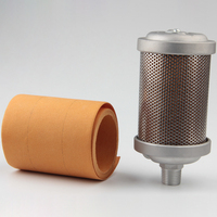 Silencieux d'extérieur pour compresseur d'air XY-5, plaqué zinc, filtre de pompe à vide, réduction du bruit de 30 dB, 10 bars max, ultrafin
