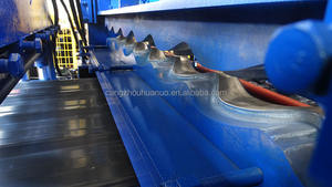 Afrika glasierte Ziegel Aluminium Dach platte Herstellung Rollform maschine - Product Image 3