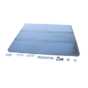 Cubierta de lona rígida de aluminio JIZHENG, triple plegable, con cerradura para la puerta trasera, impermeable, compatible con <span class=keywords><strong>Dodge</strong></span> Ram 1500/2500/3500 F150 (2002-2026) 8 pies - Product Image 2