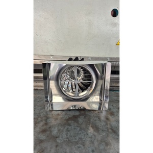 Campana de Chimenea Rectangular de Diseño Industrial, Autoportante, Impulsada por el Viento, de Acero Inoxidable 304, Certificada por KIWA para Extracción de Gases de Combustión - Product Image 4