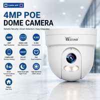 Cámara de Seguridad IP POE Wistino 4MP Camhi Pro 355 °   Cámara Domo PTZ con Visión Nocturna a Todo Color y Detección de Movimiento