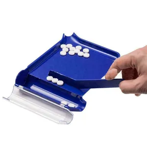 Hot Selling Pill Counting Tray Blue Pill Counter Organizer Pill Dispenser