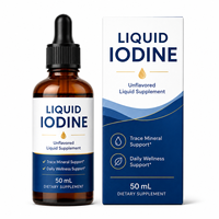 Gouttes liquides de supplément d'iodure de potassium OEM avec molybdène et zinc pour le soutien métabolique – Vente en gros pour marques de bien-être