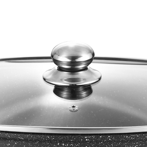 Casseroles à soupe en aluminium moulé sous pression de haute qualité, revêtement céramique antiadhésif classique, fond à induction, couvercle en aluminium, compatibles lave-vaisselle - Product Image 5
