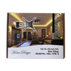 حامل تلفاز حائطي دوار ومميل للتركيب على الحائط بذراع طويل-14 إلى 55 - Product Image 4