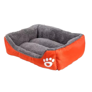 Günstiges Allwetter-Hundebett mit Tiermuster, 100% Baumwolle, Abnehmbar und Waschbar, Doppelnutzung als Kissen und Sofa - Product Image 1