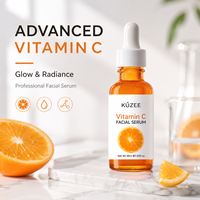 Sérum Visage Bio à la Vitamine C Hydratant Éclaircissant Anti-âge Soin de la Peau à Marque Blanche