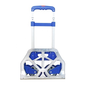WBD लोकप्रिय काले 70kg foldable परिवहन एल्यूमीनियम ट्रक हाथ ट्राली - Product Image 6