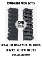 Big Power Sound Factory Système de haut-parleurs Line Array Double 12 ''à trois voies et studio étanche pour les événements extérieurs sur scène