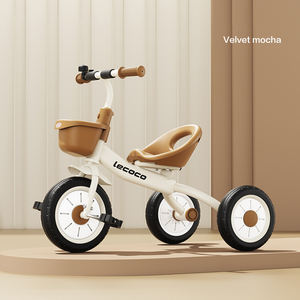 Pneu pneumatique 16 <span class=keywords><strong>roues</strong></span> portable <span class=keywords><strong>vintage</strong></span> belle en ligne hucin musique enfants tricycle avec panier - Product Image 3