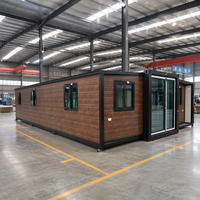 Maison modulaire contemporaine de qualité commerciale, préfabriquée, extensible, en conteneur, maison de luxe de petite taille pour séjour à la ferme ou en station balnéaire