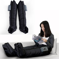 Appareil de massage par compression d'air à 6 chambres VU Wireless 6, système de bottes de compression pour la thérapie par compression des jambes, pour la récupération des athlètes