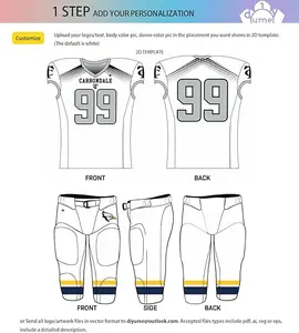 Nuovo stile personalizzato Clemson maglia da Football americano abbigliamento all'ingrosso reversibile maglia da football americano