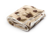 Plaid chauffant électrique lavable en flanelle tricotée douce et sherpa, idéal pour l'hiver, avec prise murale