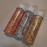 Feuilles d'or de haute qualité couleur or 24 carats pour la décoration de gâteaux, boissons, aliments, pâtisseries et glaces