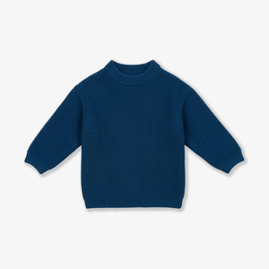 เสื้อสเวตเตอร์เด็กทารกและเด็กเล็กแบบถักด้วยคอมพิวเตอร์ เป็นมิตรกับสิ่งแวดล้อม ผลิตจากผ้าฝ้าย 100% รับผลิตแบบ ODM และ OEM คอกลม จากเวียดนาม - Product Image 6