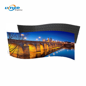 Écran LED incurvé flexible 4K <span class=keywords><strong>BrightStar</strong></span> P2.976 pour intérieur, mur vidéo rond, vente en gros personnalisée, avec garantie de 2 ans - Product Image 1