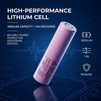 Batería Recargable Cilíndrica Samsung NMC de Alta Potencia, 3.7V 3000mAh