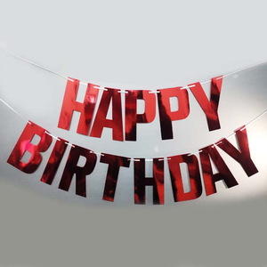 Guirnalda de Letras Doradas con Lámina de Oro para Cumpleaños Merri Wish - Decoración para Fiestas y Suministros - Product Image 3