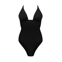 HDJ Badpak uit één stuk Buikcontrole Conservatieve strandkleding Sexy Monokini-badpak SQ67558
