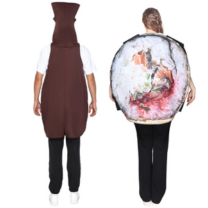 Conjunto de disfraz de pareja de sushi y salsa de soja para adultos, traje para fiesta de Halloween, tamaño 150 ml - Product Image 5
