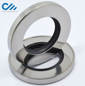 Retén de aceite de PTFE con carcasa de acero inoxidable SS304, 52*62*7, 52x65x8, 53*75*10, 54x90x10, piezas de reparación de sellos rotativos para compresores de aire - Product Image 1