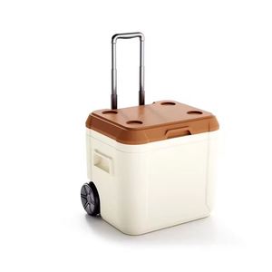 Glacière portable 52L personnalisée facile à transporter, grande glacière isotherme en plastique pour usage médical et extérieur - Product Image 6