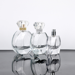 Perfume Bottle Customized Luxury Transparent <b>Glass</b> Perfume Packaging <b>Glass</b> <b>Container</b> Spray Bottle With Spray Cap - Product Image 3
