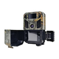 Caméra de chasse extérieure 4K 64MP avec capteur CMOS, étanche IP66, vision nocturne 20m, déclenchement rapide 0,2s et 940nm sans flash, batterie 6AA