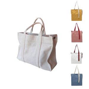 Grands sacs fourre-tout en toile résistants avec fermeture à pression, doublure en coton, pour courses, voyages, sacs à bandoulière, sacs à main - Product Image 1