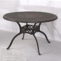 Ensemble de table et chaises de salle à manger modernes pour restaurant, structure en aluminium, durable, écologique, facile à nettoyer, 4 places, noir, extérieur/commercial/parc