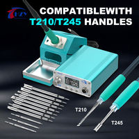 Poignée de station de soudage compatible HZY T210/T245 pour réparation de carte mère, résistante aux hautes températures